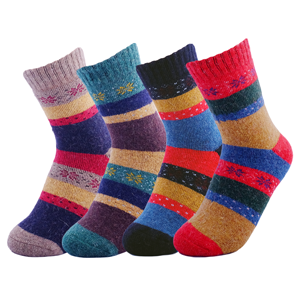  Foaincore 15 Pairs Women Wool Socks Bulk Winter Cat Socks Thick Thermal  Socks Warm Crew Knit Casual Socks Vintage for Christmas Ladies Girls Thermal  Gifts, Assorted Colors : Clothing, Shoes 